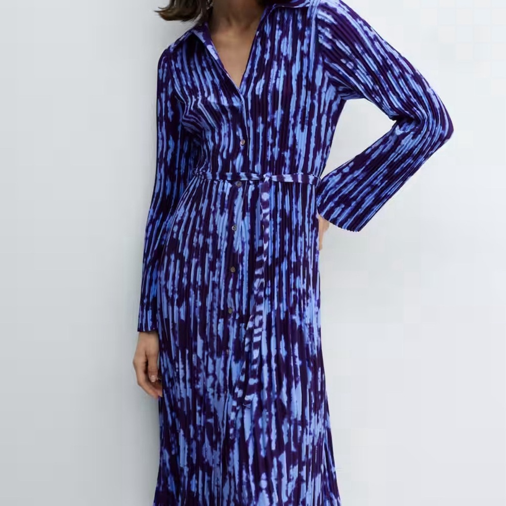 MANGO belt dress